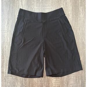 Athleta Women's Brooklyn Bermuda Shorts Elastic Waist, Black, Size 0, 288086